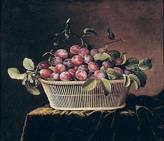 unknow artist Basket of Plums china oil painting image